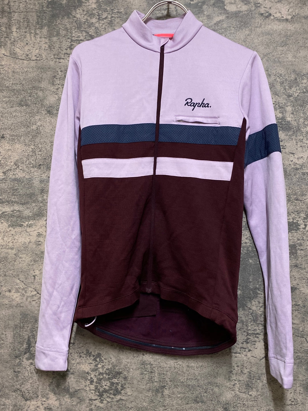 JR824 ラファ Rapha LONG SLEEVE JERSEY 半袖 サイクルジャージ XSサイズ ピンク