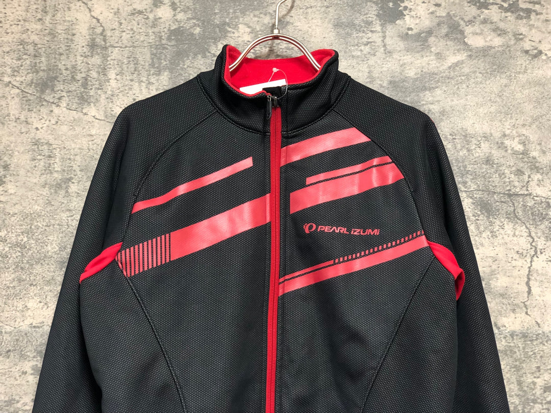 KK805 パールイズミ PEARLiZUMi ウィンドブレーク 長袖 サイクルジャケット 赤 M