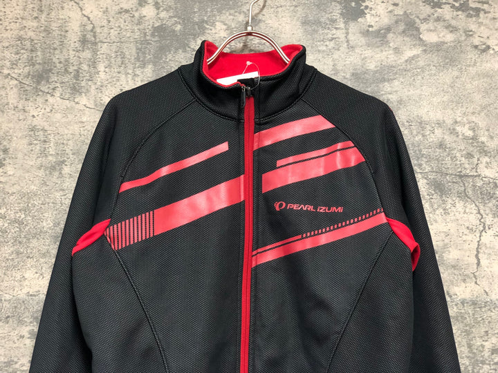 KK805 パールイズミ PEARLiZUMi ウィンドブレーク 長袖 サイクルジャケット 赤 M