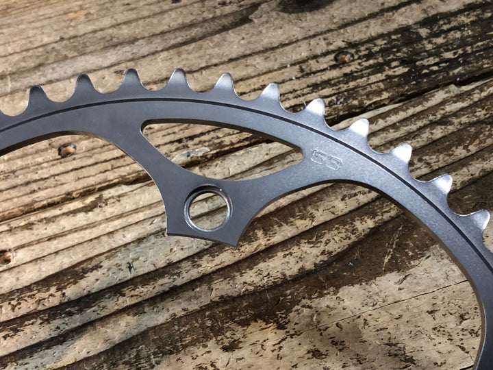 JY165 シマノ SHIMANO デュラエース DURA-ACE チェーンリング 厚歯 48T njs