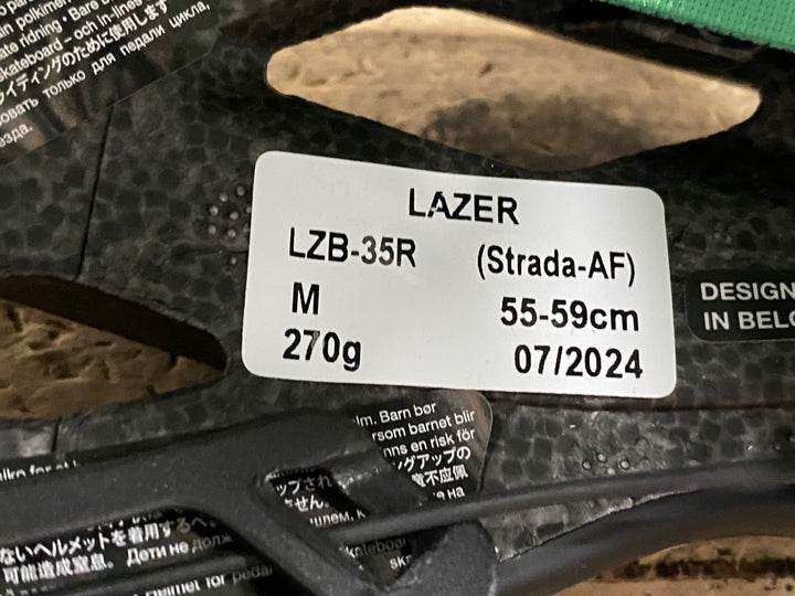 KI034 レーザー LAZER ストラーダ STRADA KinetiCore CE AF ヘルメット 黒 55-59cm M 2024年7月製造