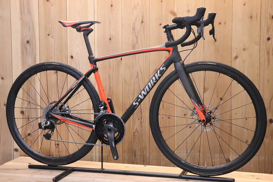 スペシャライズド SPECIALIZED エスワークス ルーベ S-WORKS ROUBAIX DISC 2018年モデル 52サイズ スラム レッド E-TAP HRD 11S カーボン ロードバイク 【芦屋店】