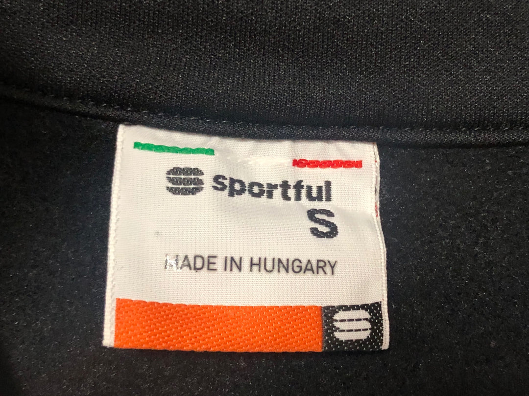 JH009 スポーツフル sportful 長袖 サイクルジャージ 黒 S 裏起毛