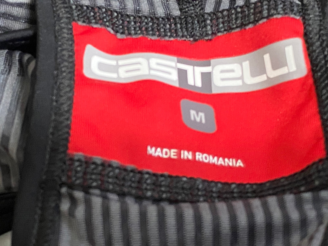 JV385 カステリ CASTELLI ロッソコルサ ROSSO CORSA ビブショーツ 黒 M