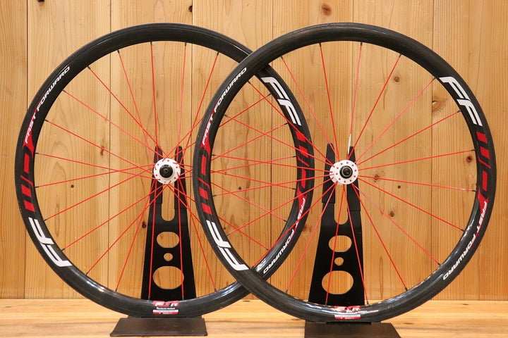 【日本限定カラー!】 ファストフォワード FFWD F4R カーボン チューブラー ホイールセット カンパニョーロ 11/12S 外幅20.5mm 【芦屋店】