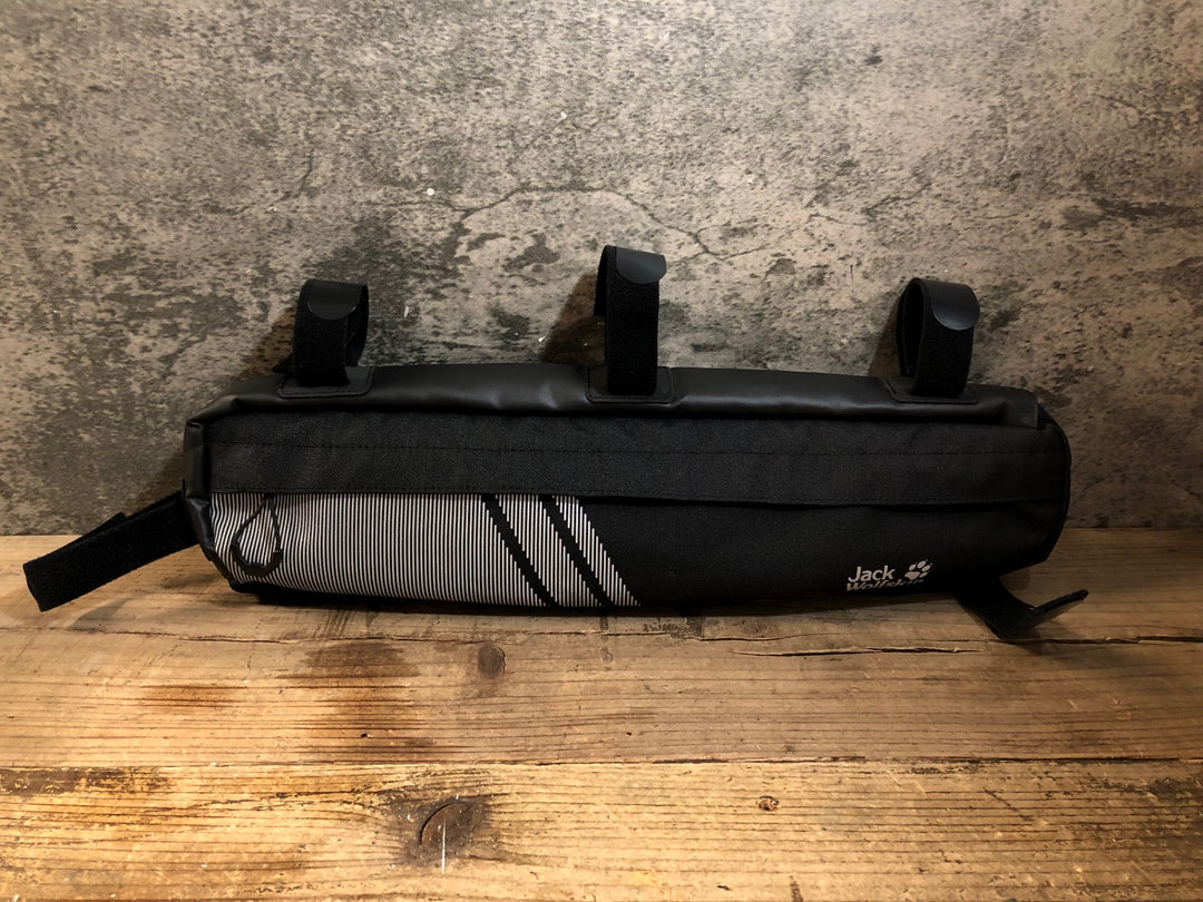 KE575 ジャックウルフスキン Jack Wolfskin トップチューブフレームバッグ ブラック