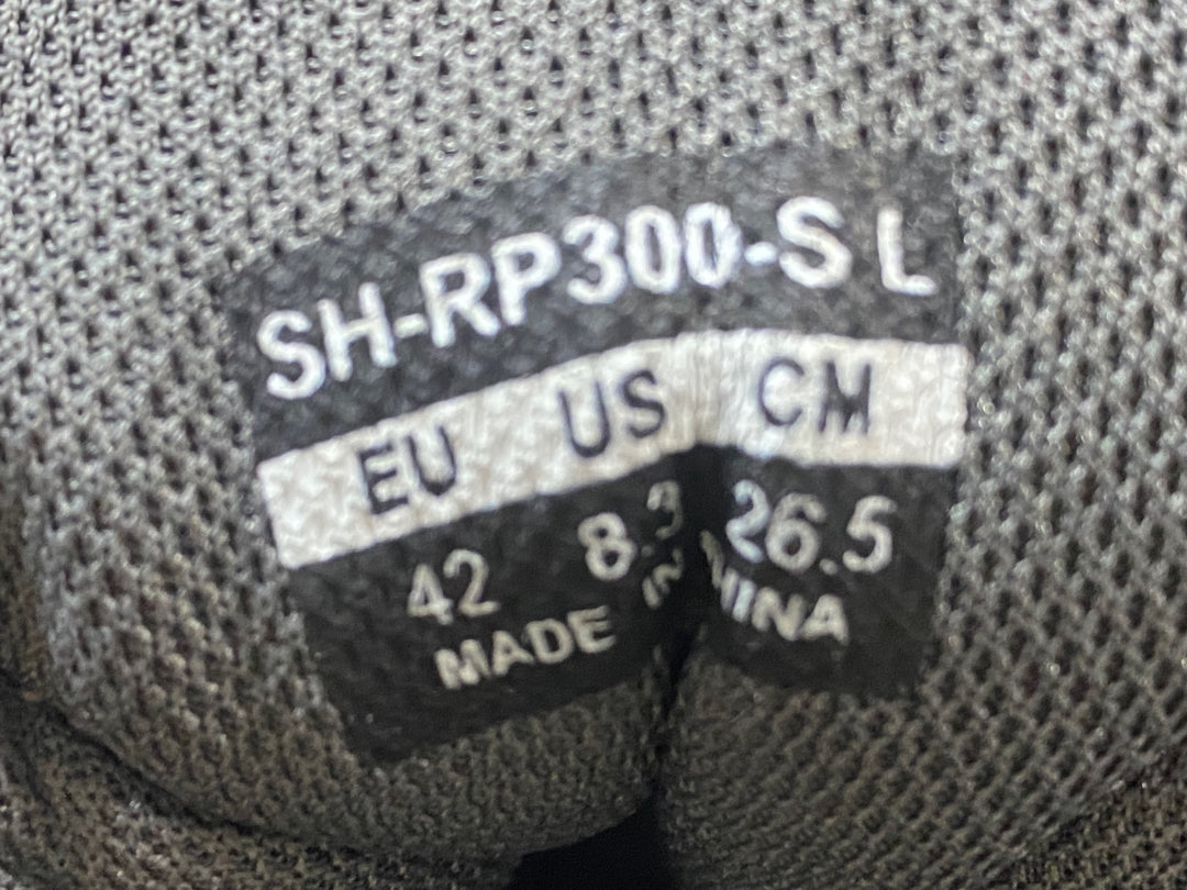 JX957 シマノ SHIMANO RP3 SH-RP300 ビンディングシューズ EU42 黒 3穴/2穴