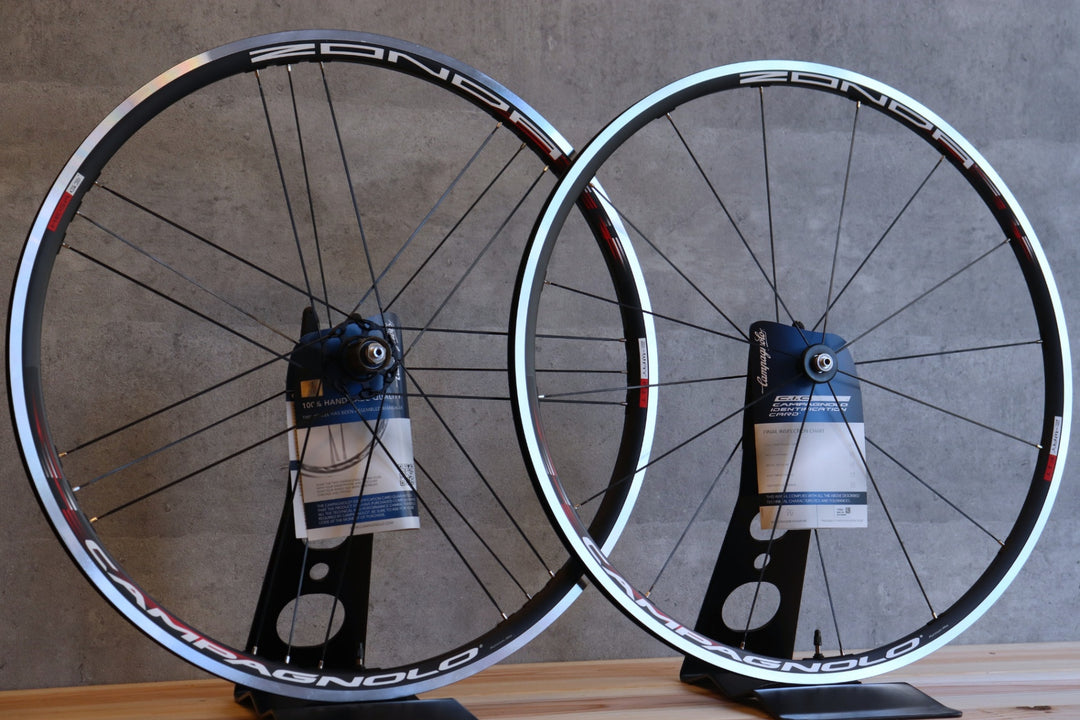 カンパニョーロ CAMPAGNOLO ゾンダ ZONDA MEGA G3 15C アルミ 2-WAY FIT ホイールセット シマノ11/12S 【さいたま浦和店】