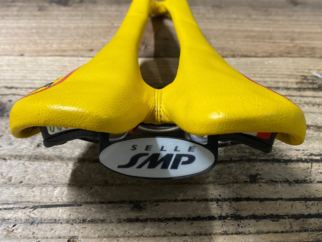 KN608 SELLE SMP evolution サドル 黄 inox tubeレール