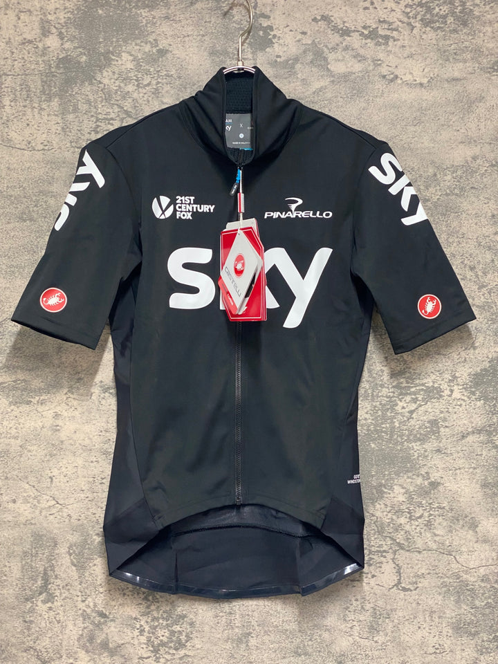 JV910 カステリ CASTELLI PERFETTO 2 LIGHT 半袖 サイクルジャケット 黒 M GORE WINDSTOPPER