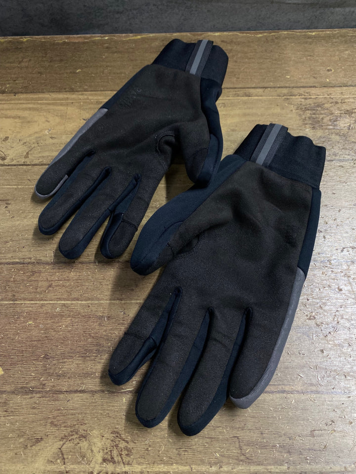 KB335 ラファ Rapha PRO TEAM WINTER GLOVES 長指 グローブ 黒 S 裏起毛