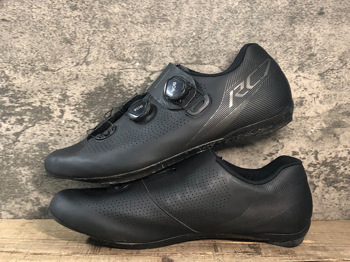 JT593 シマノ SHIMANO RC7 SH-RC701 ビンディングシューズ EU45 黒 3穴