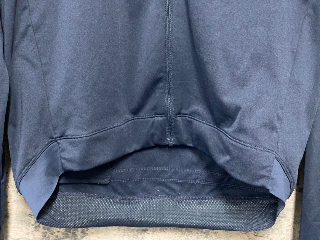 JW287 ラファ Rapha CORE LONG SLEEVE JERSEY 長袖 サイクルジャージ ダークネイビー L 裏起毛