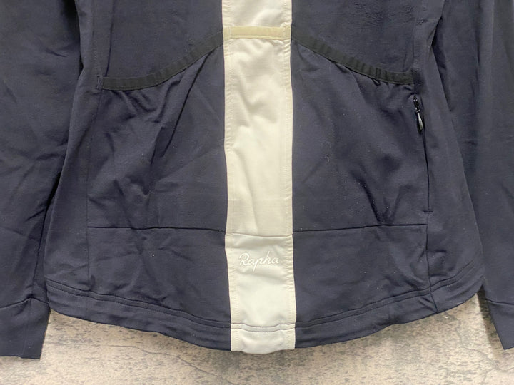 JX635 ラファ Rapha LONG SLEEVE SOUPLESSE JERSEY 長袖 サイクルジャージ 黒 レディース S