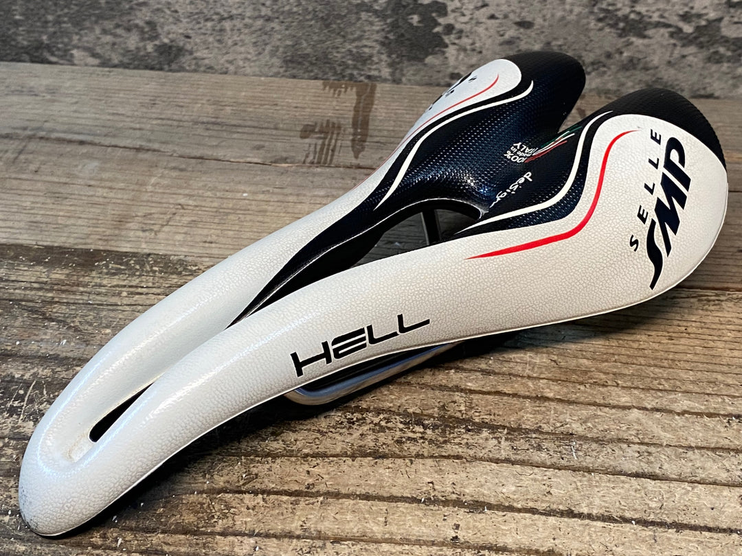 JG159 SELLE SMP HELL サドル 143mm 白 inox tube