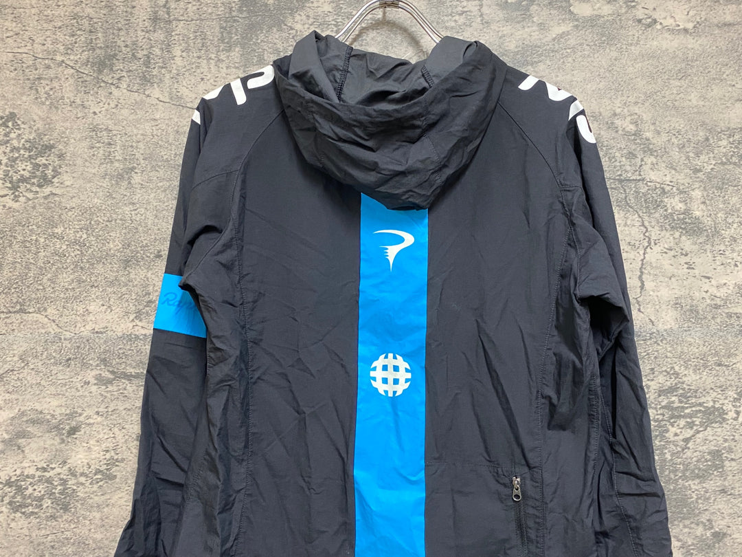 JN159 ラファ Rapha MEN’S SPRAY JACKET 長袖 ウィンドブレーカー 黒 S TEAM Sky