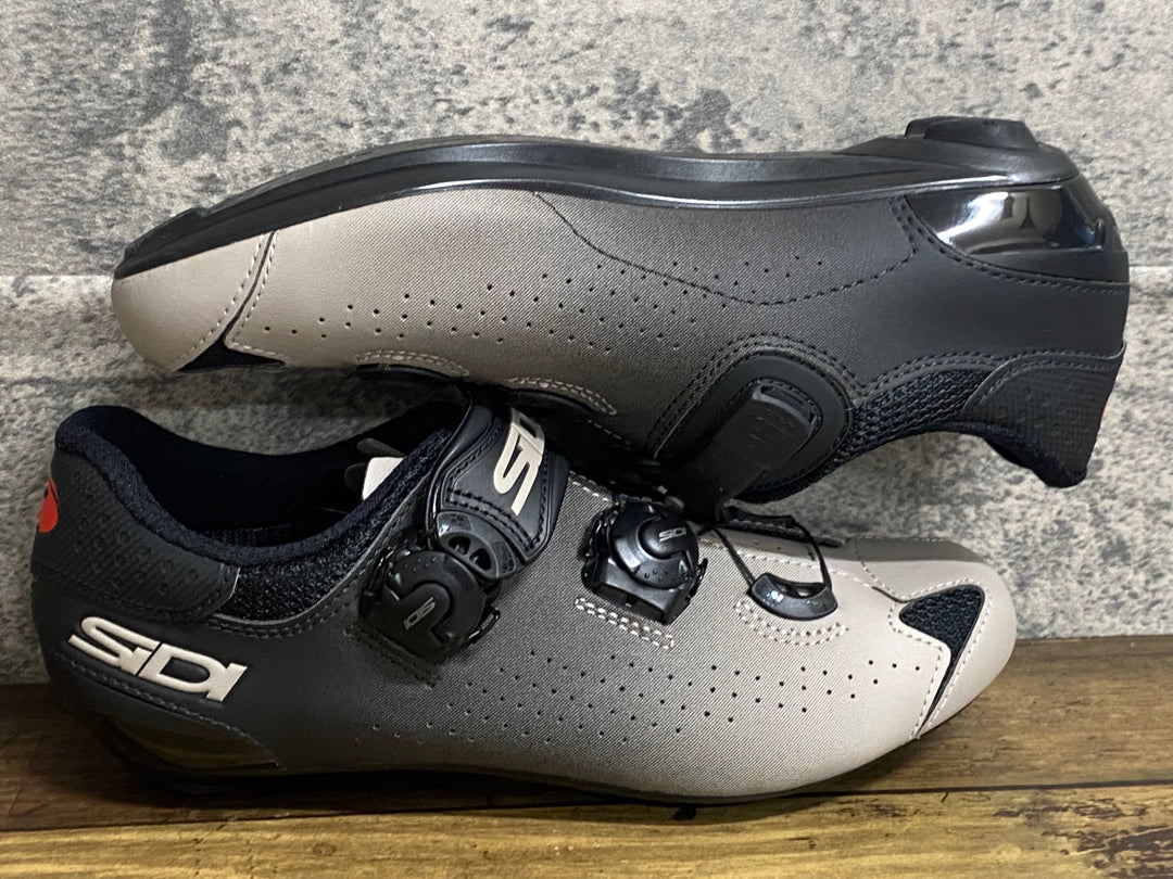 KL850 シディ SIDI GENIUS 10 ビンディングシューズ グレー 黒 3穴 EU40