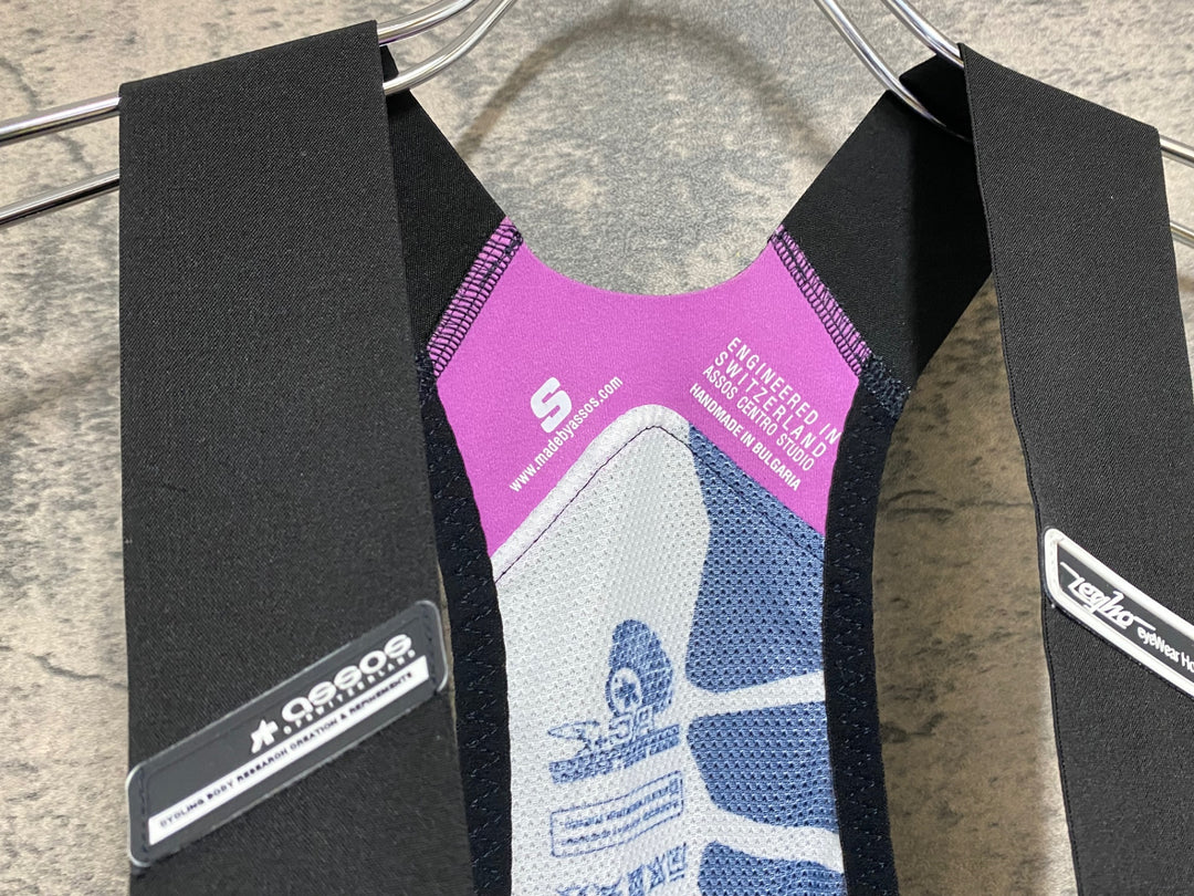 KF639 アソス ASSOS LL.MILLE 4.4 bonKa WINTER ビブタイツ 黒 S 裏起毛
