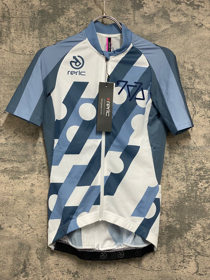 JV995 レリック reric Women's Aeris Standerd Jersey 半袖 サイクルジャージ 青白 S レディース