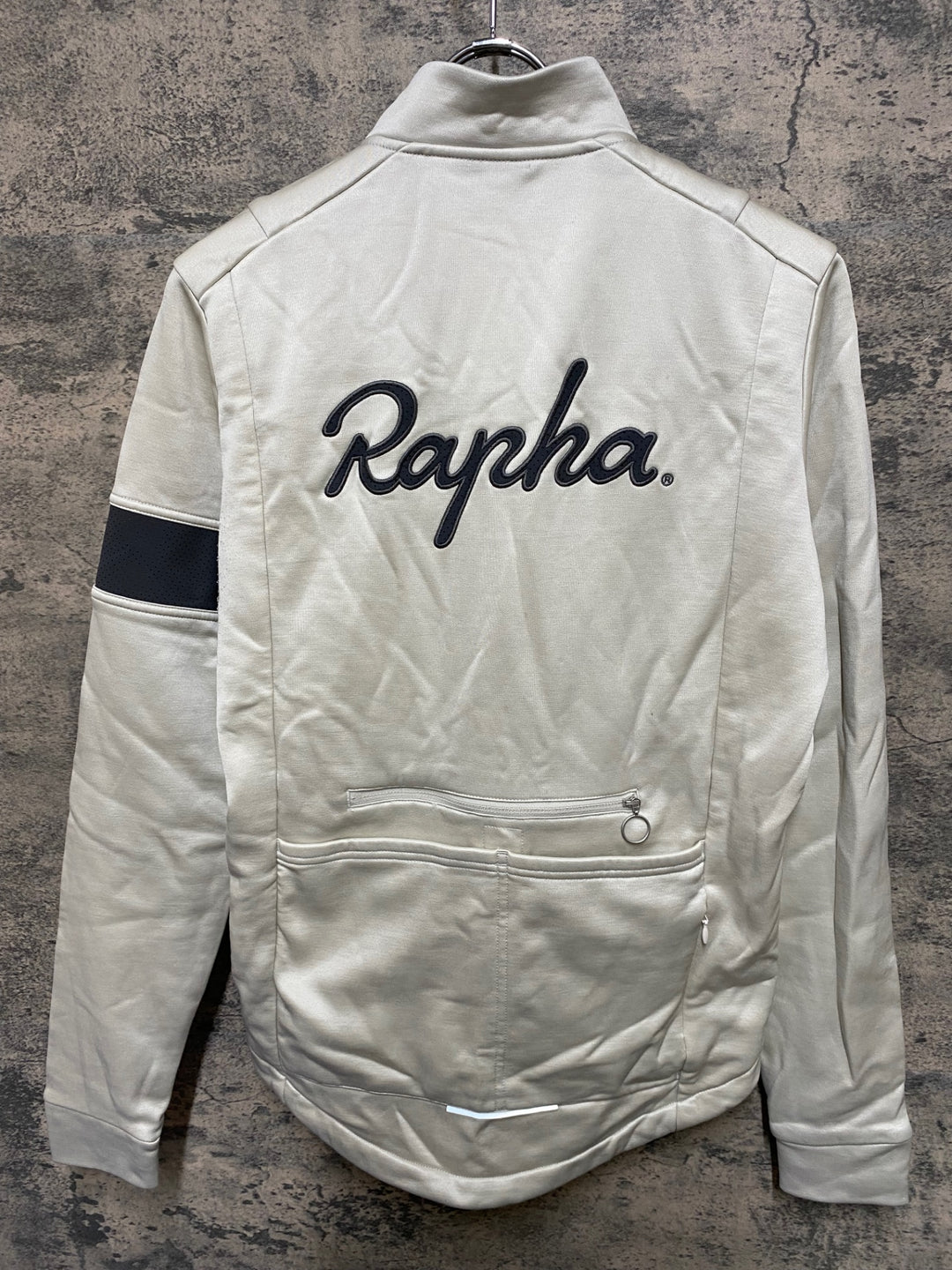 JZ509 ラファ RAPHA MEN’S CLASSIC WINTER JERSEY 長袖 サイクルジャージ S 白