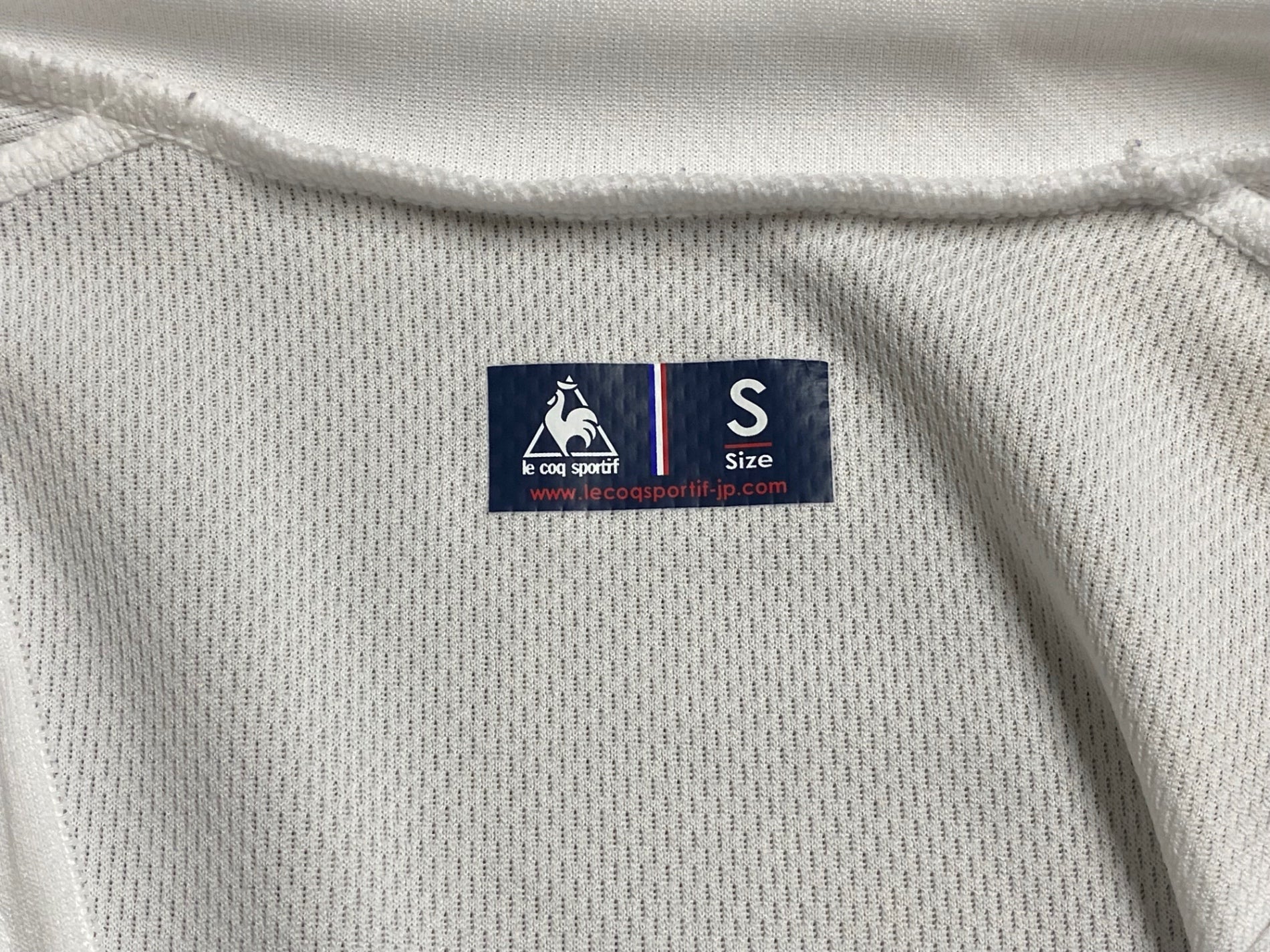 JP154 ルコックスポルティフ le coq sportif 半袖 サイクルジャージ 白