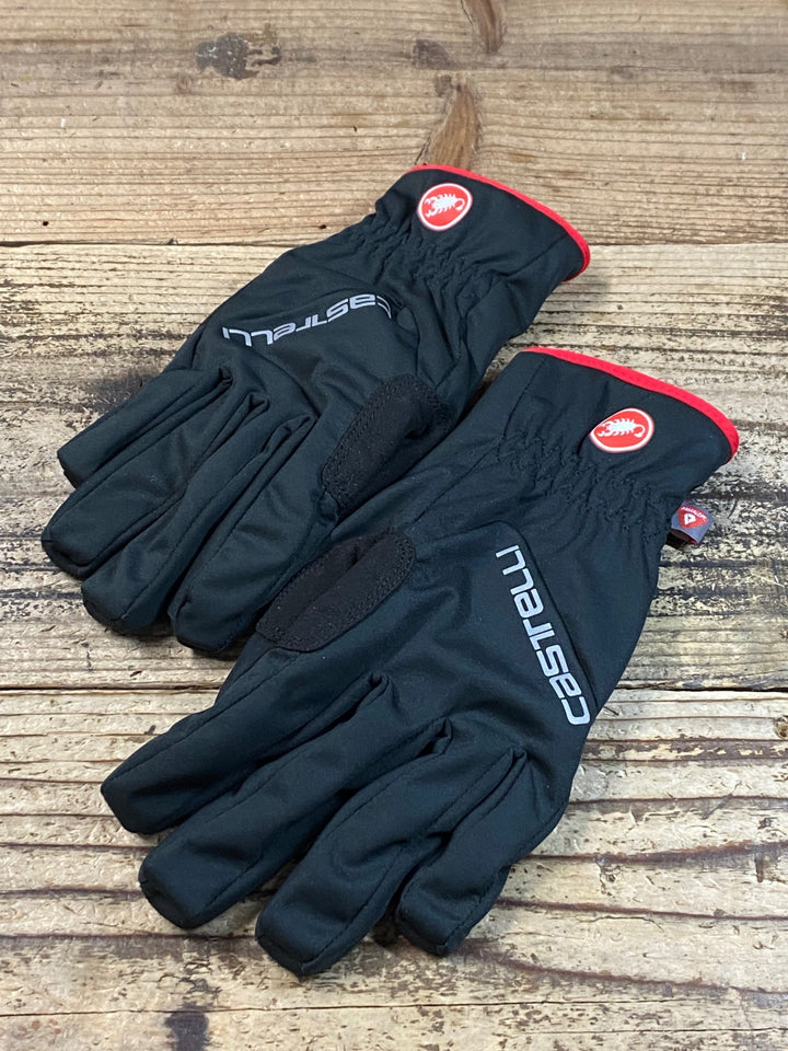 JT016 カステリ CASTELLI 長指ウィンターグローブ 黒 XS PRIMALOFT