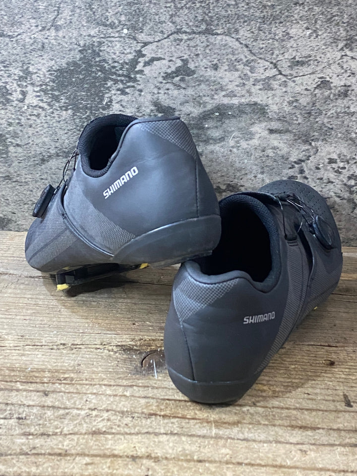 JY750 シマノ SHIMANO RC3 SH-RC300M ビンディングシューズ 黒 EU43