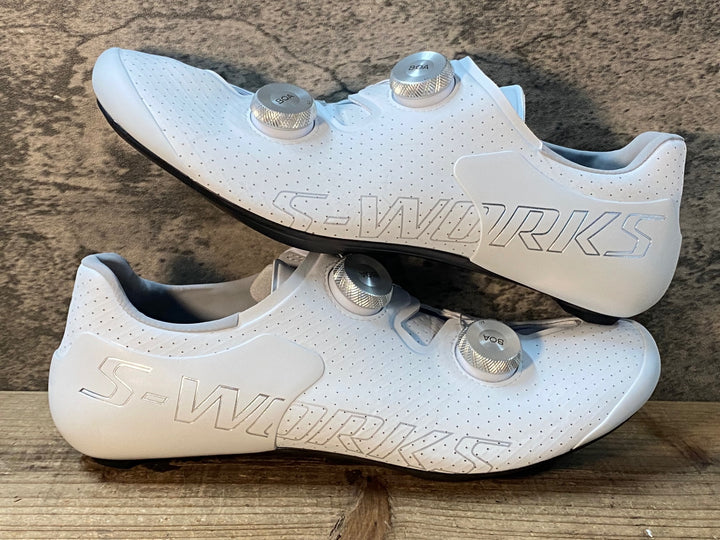 JM417 スペシャライズド SPECIALIZED エスワークス S-WORKS ARES 2 RD ビンディングシューズ 白 EU41.5 SPD-SL