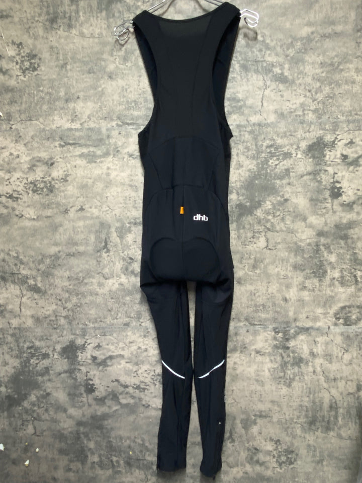 KH879 dhb ビブタイツ 黒 M 裏起毛