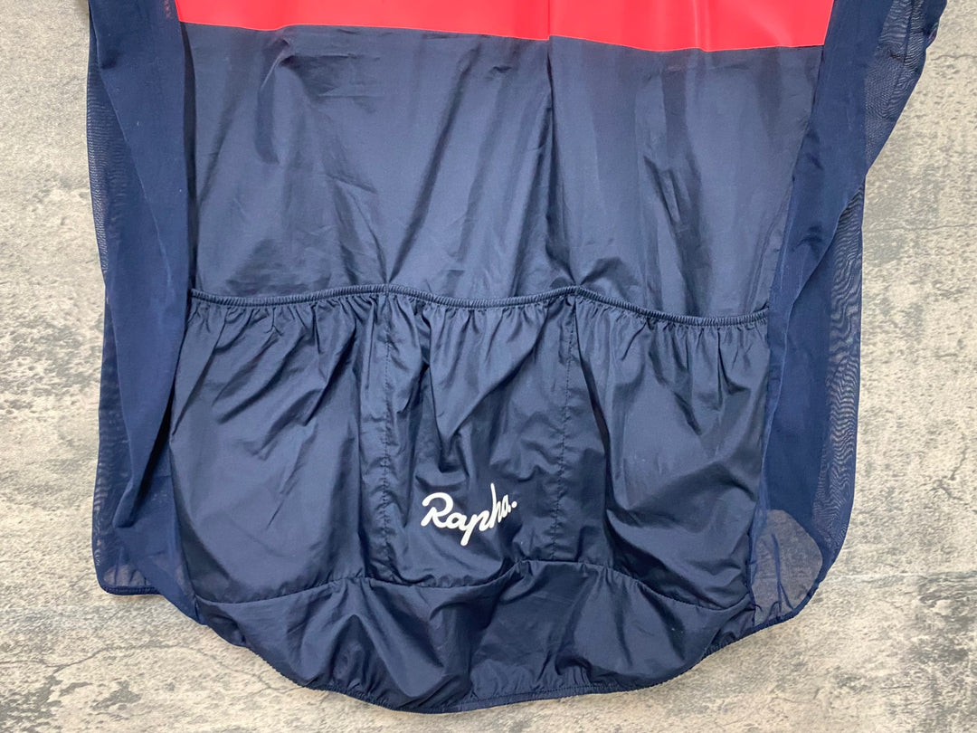 JY630 ラファ Rapha BREVET GILET WITH POCKETS ジレ サイクルベスト 紺 XL