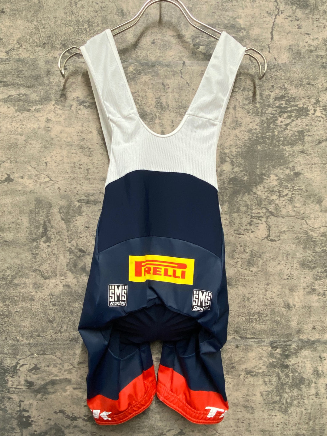 KL405 サンティーニ Santini ビブショーツ 紺 S TREK Segafredo