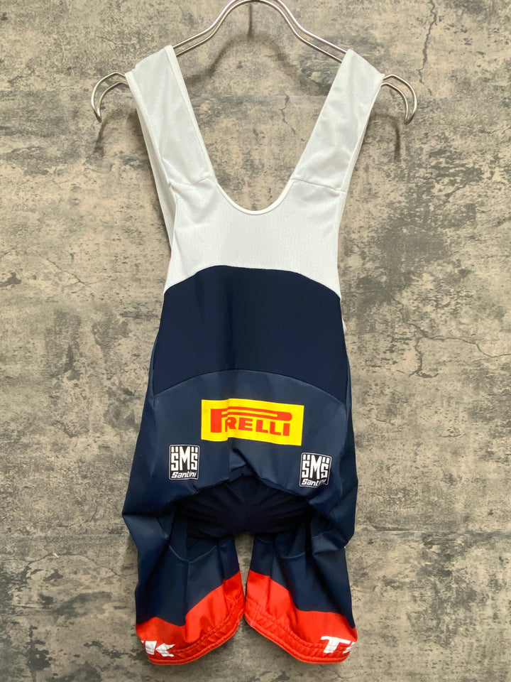 KL405 サンティーニ Santini ビブショーツ 紺 S TREK Segafredo