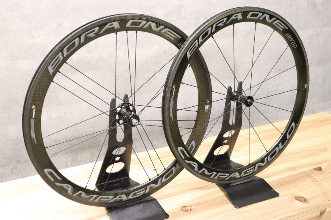 カンパニョーロ CAMPAGNOLO ボーラワン BORA ONE 50 AC3 カーボン クリンチャー シマノ 12/11S ホイールセット 【さいたま浦和店】
