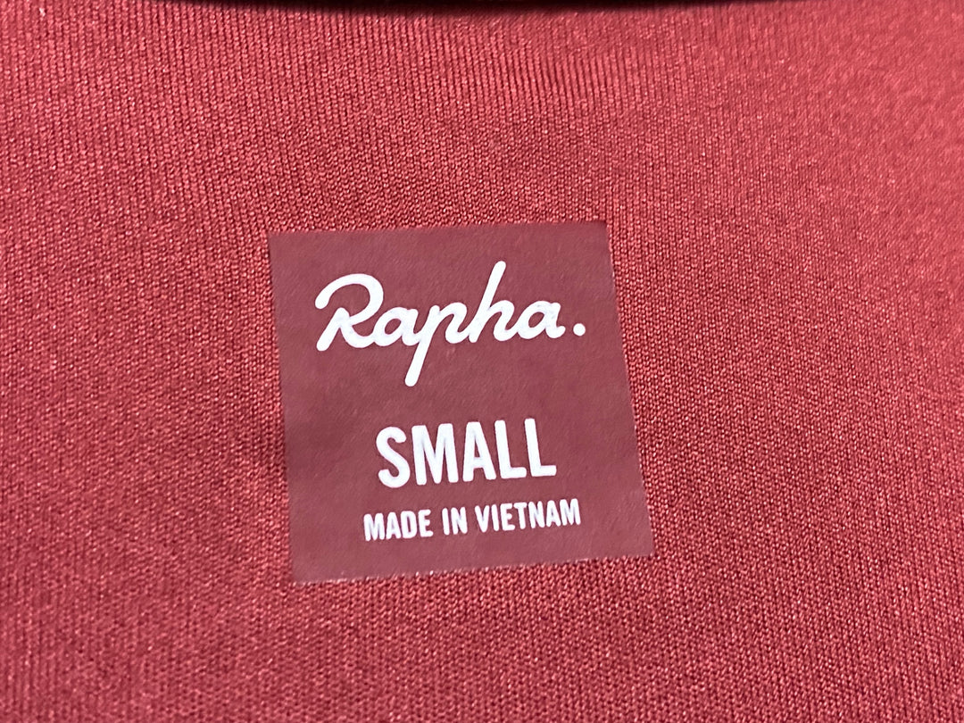 JO051 ラファ Rapha PRO TEAM LONG SLEEVE TRAINING JERSEY 長袖 サイクルジャージ 赤 S