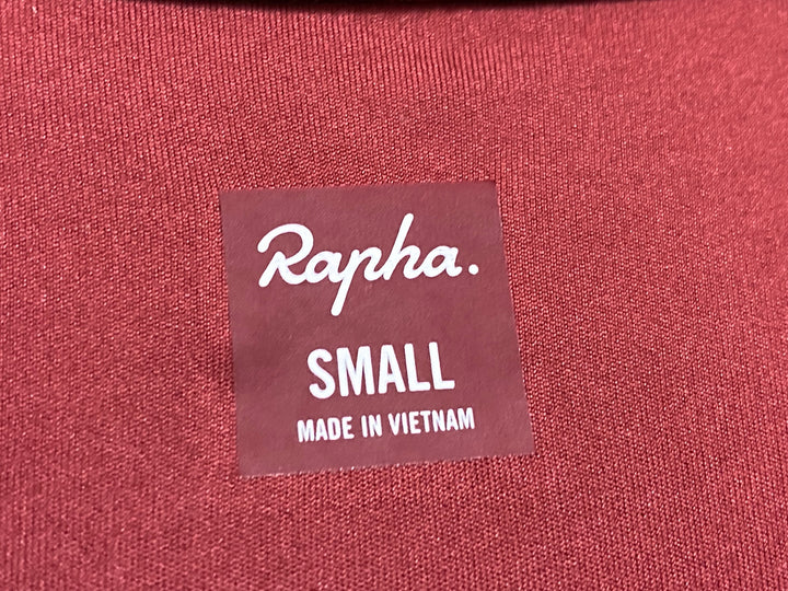 JO051 ラファ Rapha PRO TEAM LONG SLEEVE TRAINING JERSEY 長袖 サイクルジャージ 赤 S