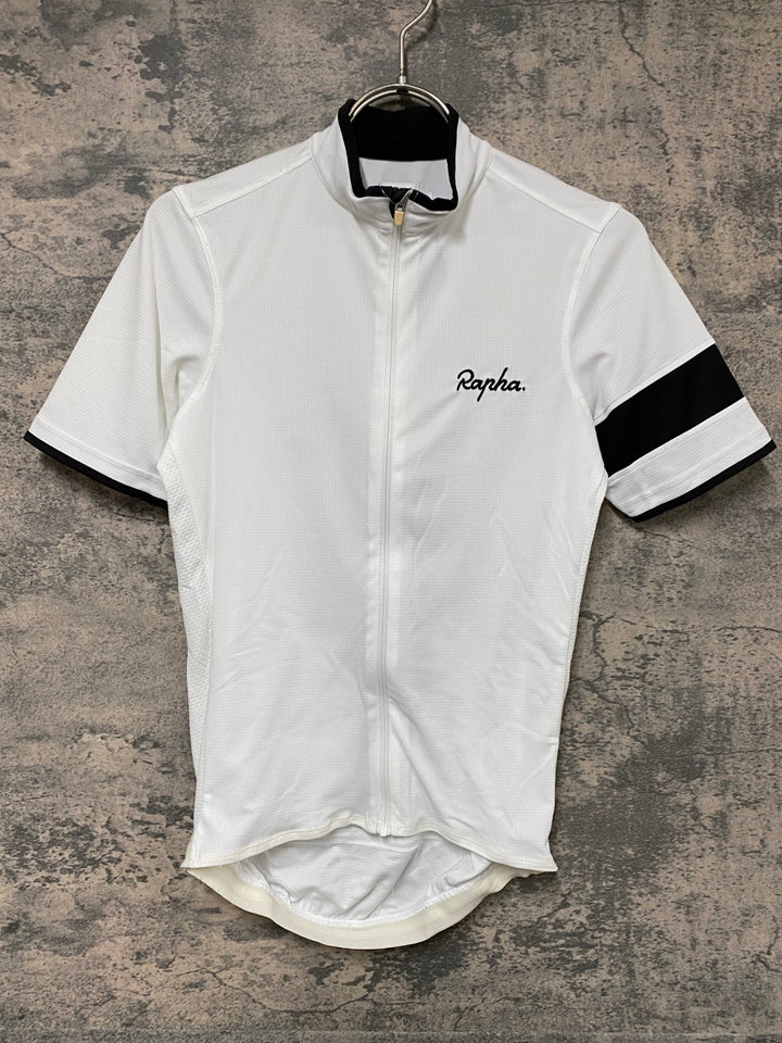 JV189 ラファ Rapha SUPER LIGHTWEIGHT JERSEY 半袖 サイクルジャージ 白 XS