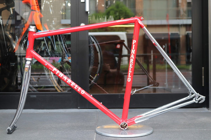ピナレロ PINARELLO トレビソ TREVISO 1980年代 コロンバスSLチューブ スチール フレームセット 【東京南麻布店】