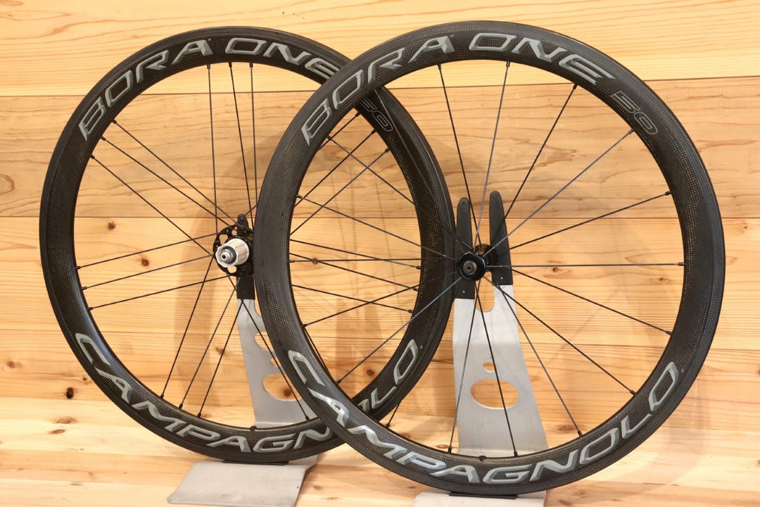 カンパニョーロ CAMPAGNOLO ボーラ BORA ONE 50 TU カーボン チューブラー ホイールセット シマノ12/11S 【千葉店】