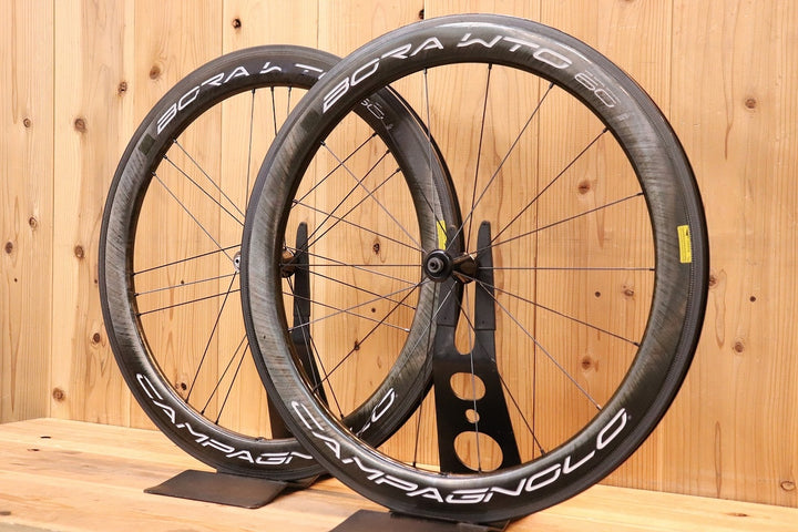 カンパニョーロ CAMPAGNOLO ボーラ BORA WTO 60 AC3 カーボン チューブレスレディ ホイールセット シマノ 11S/12S 【芦屋店】