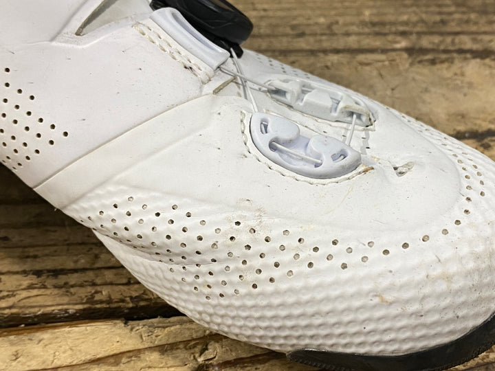 KJ725 シマノ SHIMANO RC7 SHRC702M W01E ビンディングシューズ 3穴 BOA 白 EU38