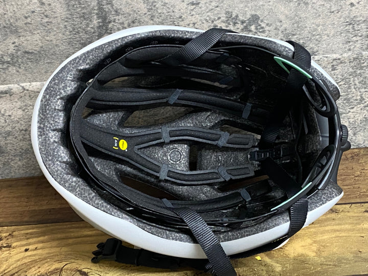 KA011 メット MET トレンタ TRENTA 3K CARBON MIPS ヘルメット Mサイズ 白 製造2023年12月