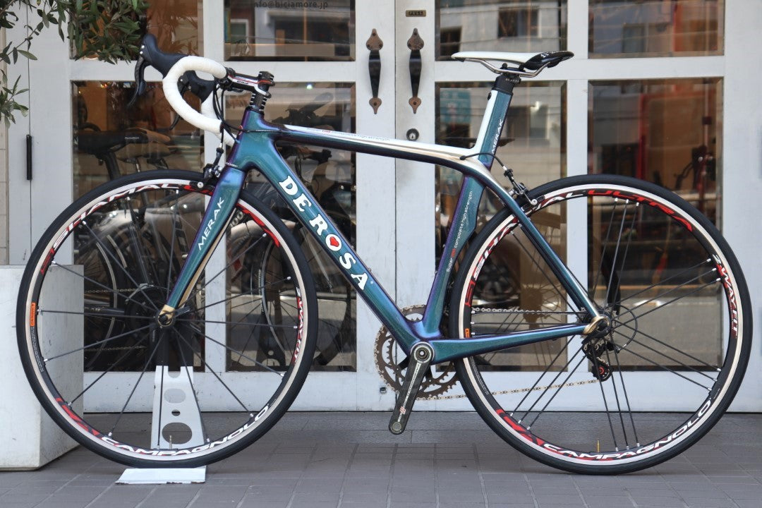 デローザ DE ROSA メラク MERAK 2011モデル 63.5サイズ カンパ レコード 11S カーボン ロードバイク SHAMAL ULTRA 【横浜店】