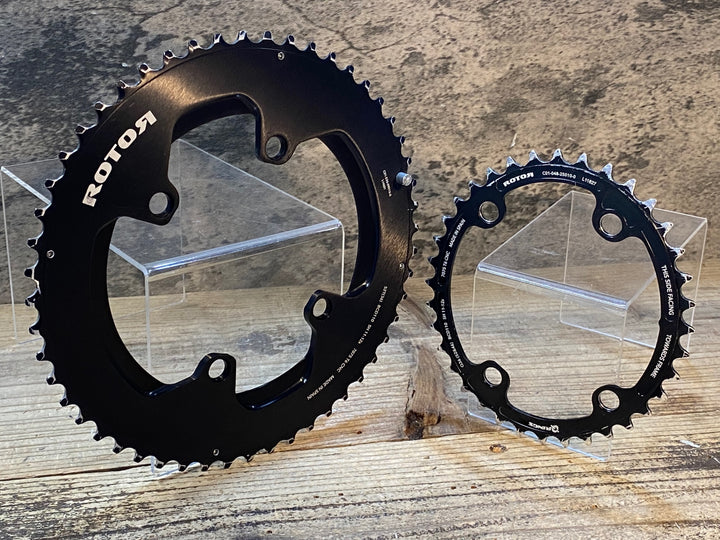 JO823 ローター ROTOR チェーンリング セット 52/36T BCD110 SH11-12s カスタム ※インナーのみQ-RINGS オーバル