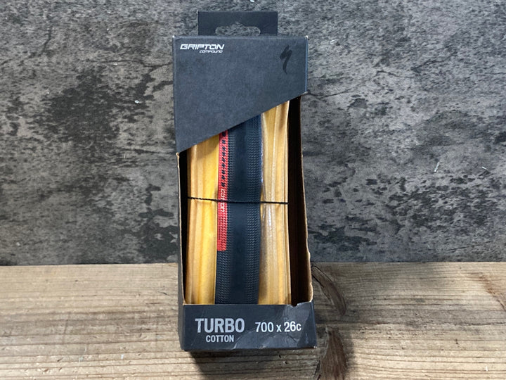 KE921 スペシャライズド SPECIALIZED TURBO COTTON クリンチャー タイヤ 700x26C 1本