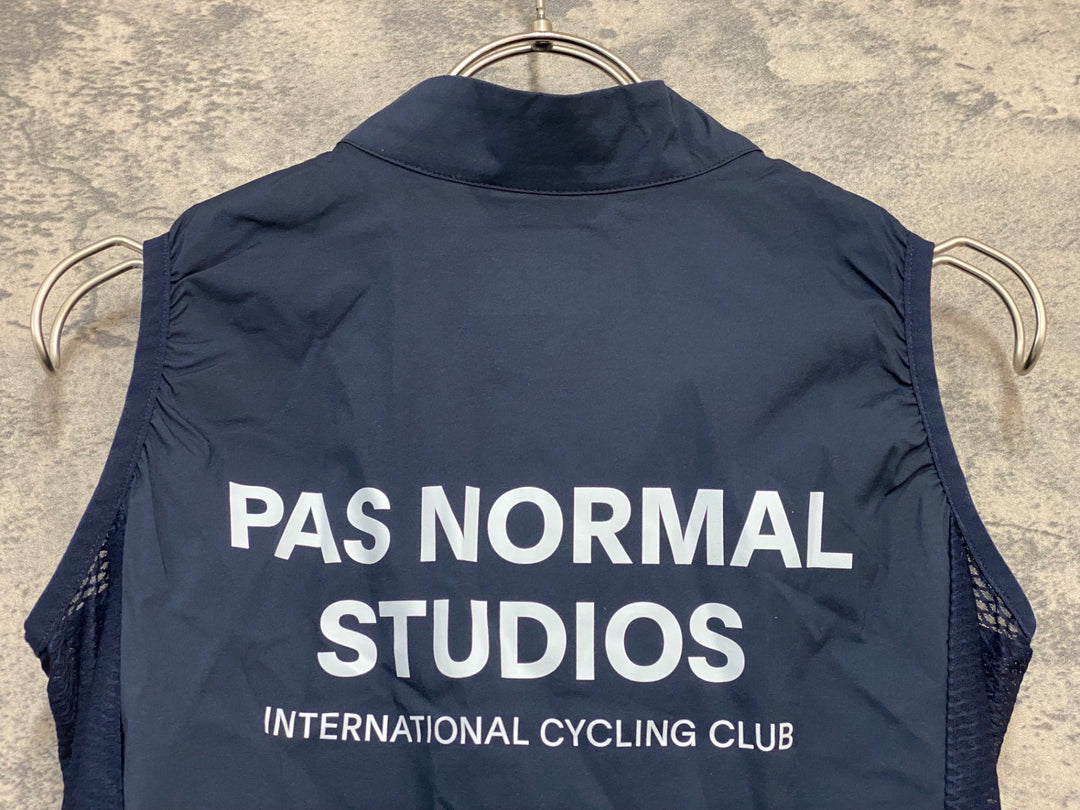 JY501 パスノーマルスタジオ PAS NORMAL STUDIOS Mechanism Stow Away Gilet ジレ サイクルベスト ネイビー XS