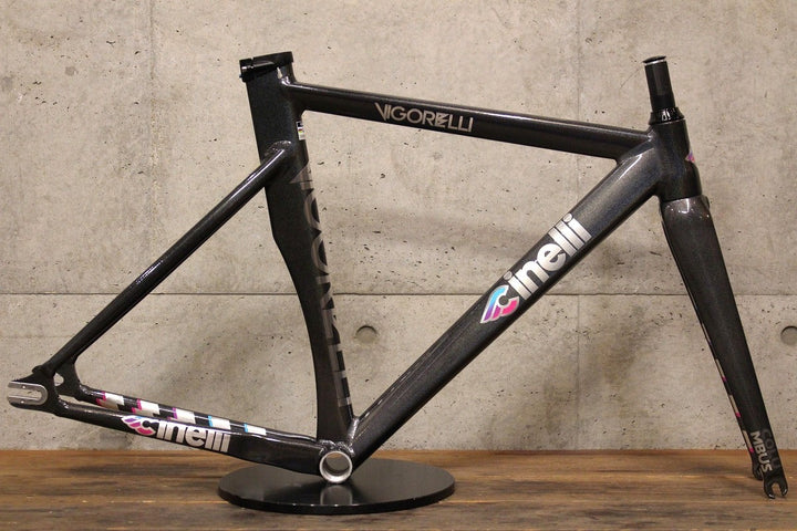 チネリ CINELLI ビゴレッリ VIGORELLI 2024年モデル XSサイズ ピスト アルミ フレームセット 【福岡店】