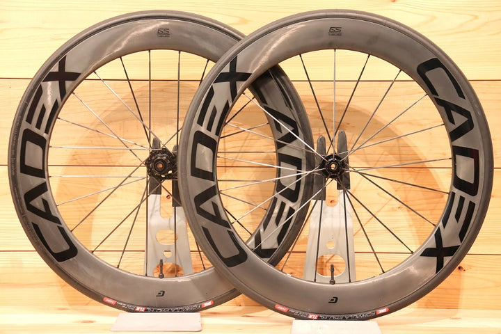 カデックス CADEX 65 DISC TUBELESS カーボン チューブレス ホイールセット シマノ12/11S フックレス 22mm 【千葉店】