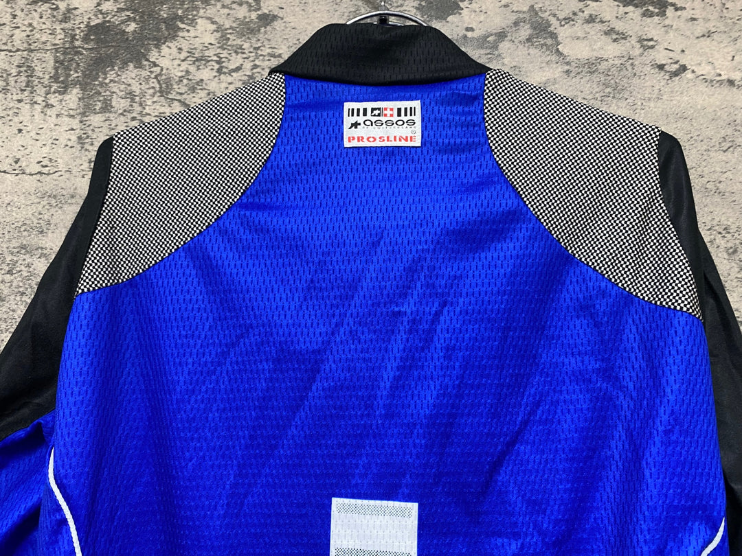 KJ056 アソス assos INTERMEDIATE 長袖 サイクルジャージ 青 L