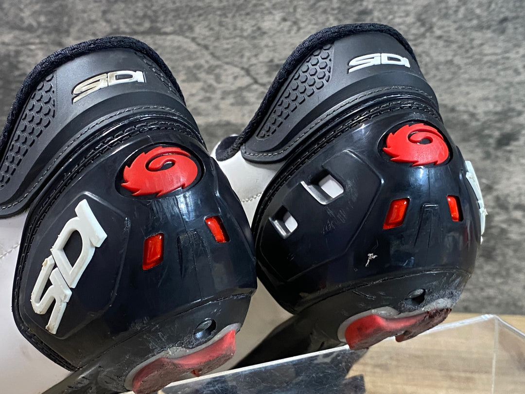 JW174 シディ SIDI ERGO5 MEGA ビンディングシューズ 白 EU43 3穴