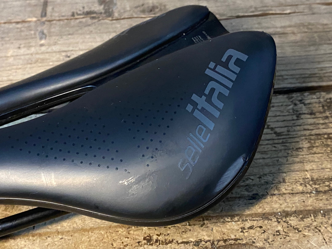 JV518 セライタリア SELLE ITALIA NOVUS EVO BOOST SUPERFLOW サドル 黒 145mm MANGANESE レール